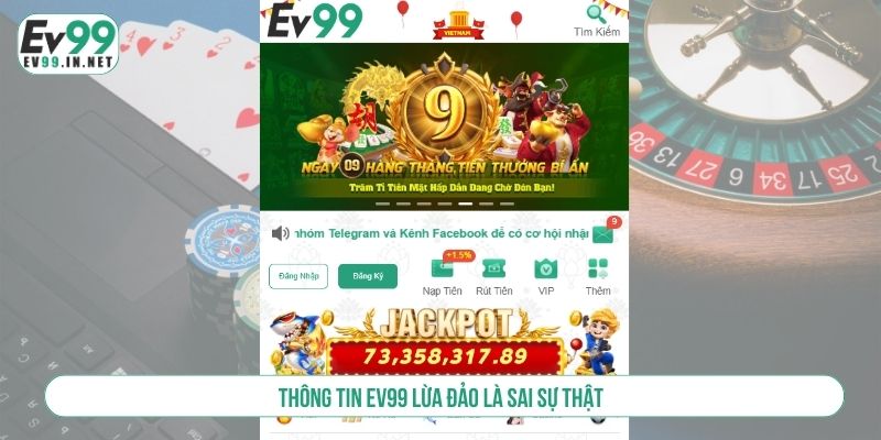 Thông tin lừa đảo là sai sự thật