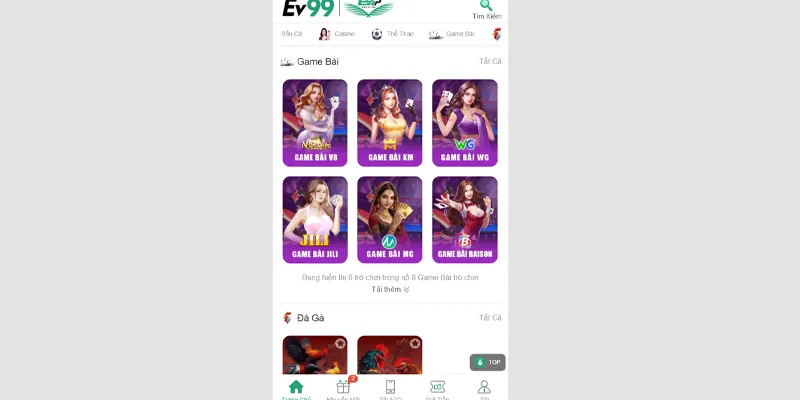 EV99 - Link Đăng Ký, Nạp Đầu Nhận 199k | Trải Nghiệm Ngay Sảnh game bài được yêu thích với nhiều lựa chọn cho cược thủ
